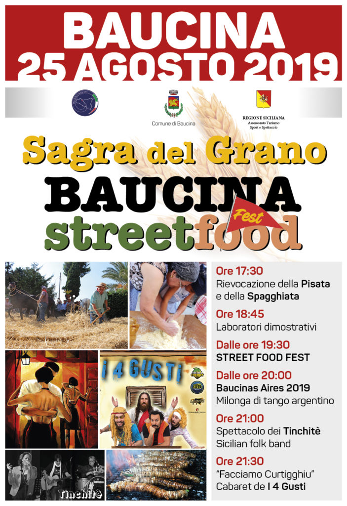 street food fest baucina sagra del grano baucina