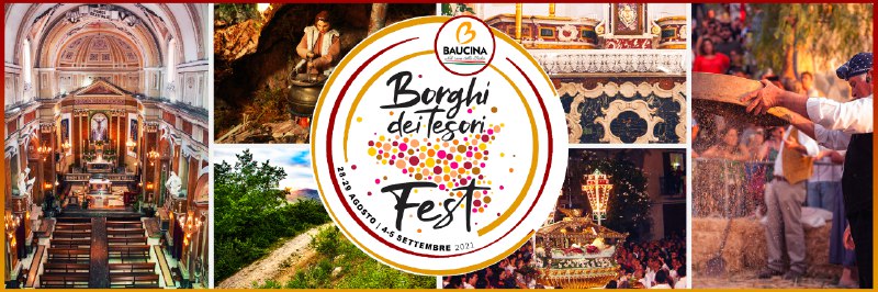 Baucina parteciperà alla prima edizione del Borghi dei tesori fest