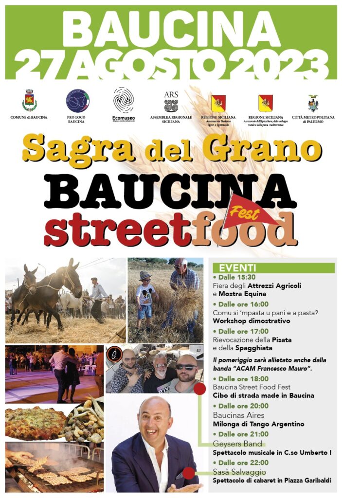 programma sagra del grano street food fest baucina