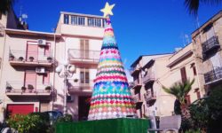 albero di natale ecologico, patchwork, albero di natale di stoffa